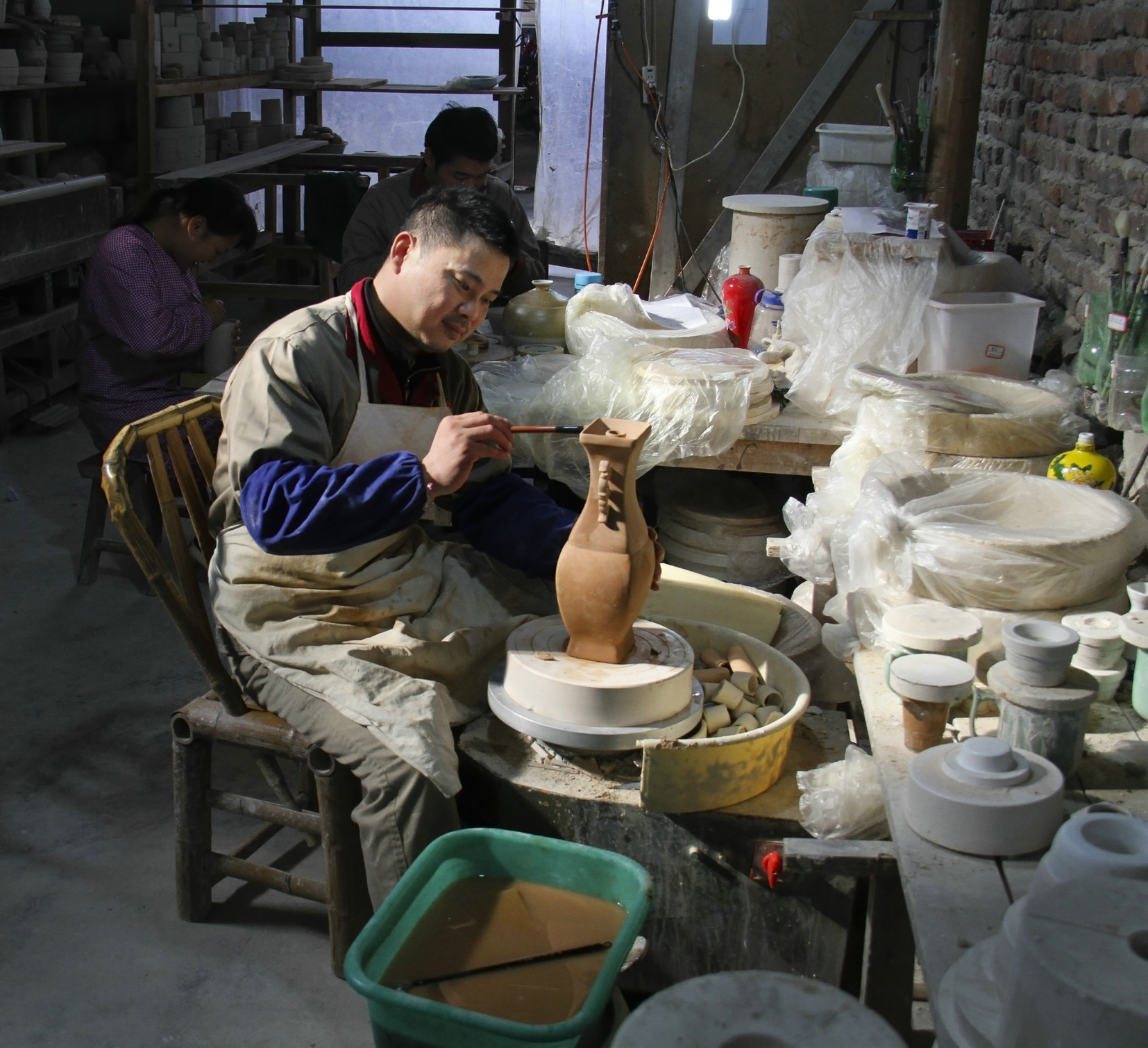 制瓷工人